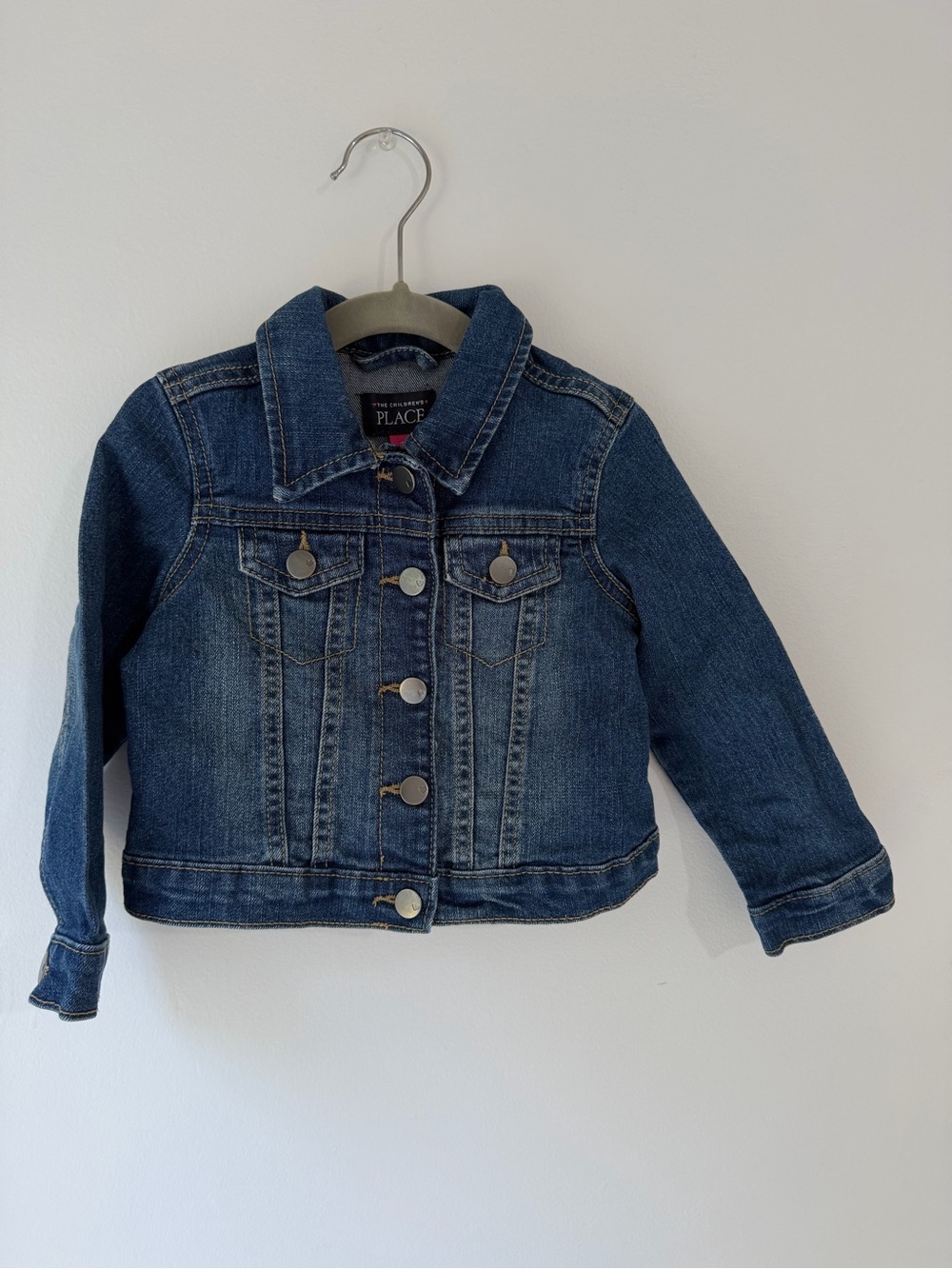 The Children's Place Girls' Dark Blue Denim Jacket